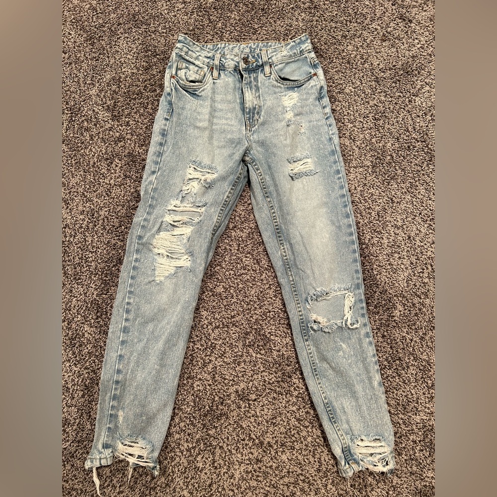 aeropostale mom jeans